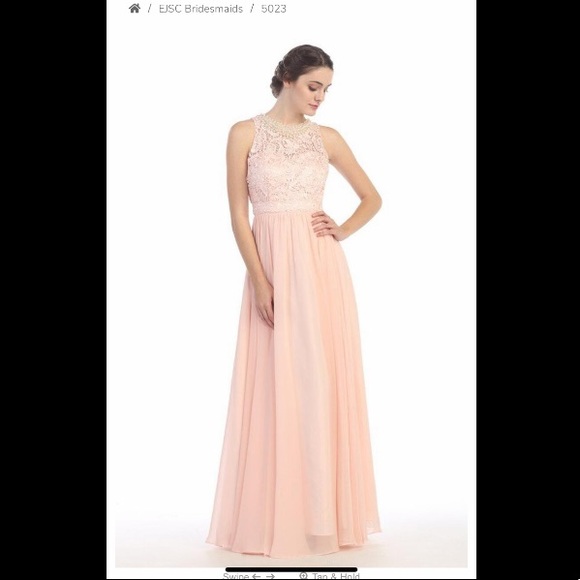 Grad/Prom/ Bridesmaid Dress • Chiffon & Lace & Beads - Picture 2 of 8